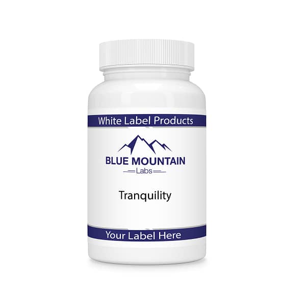 White Labeled Packer Bottle of Tranquility Gummies